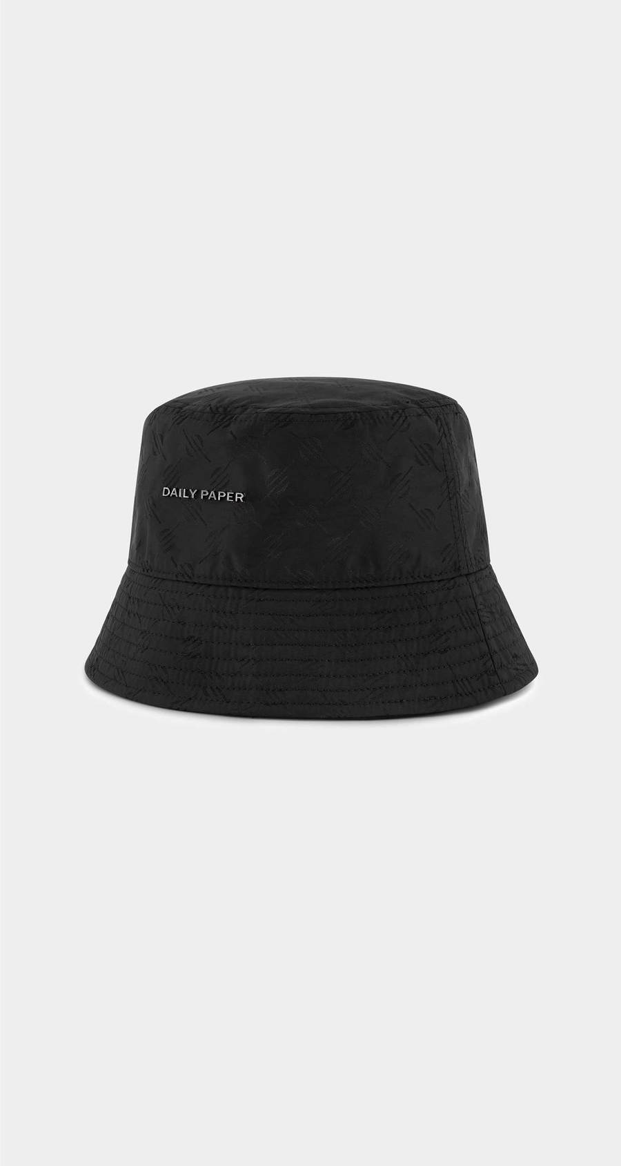 Daily Paper Black Monogram Hobucket Hat