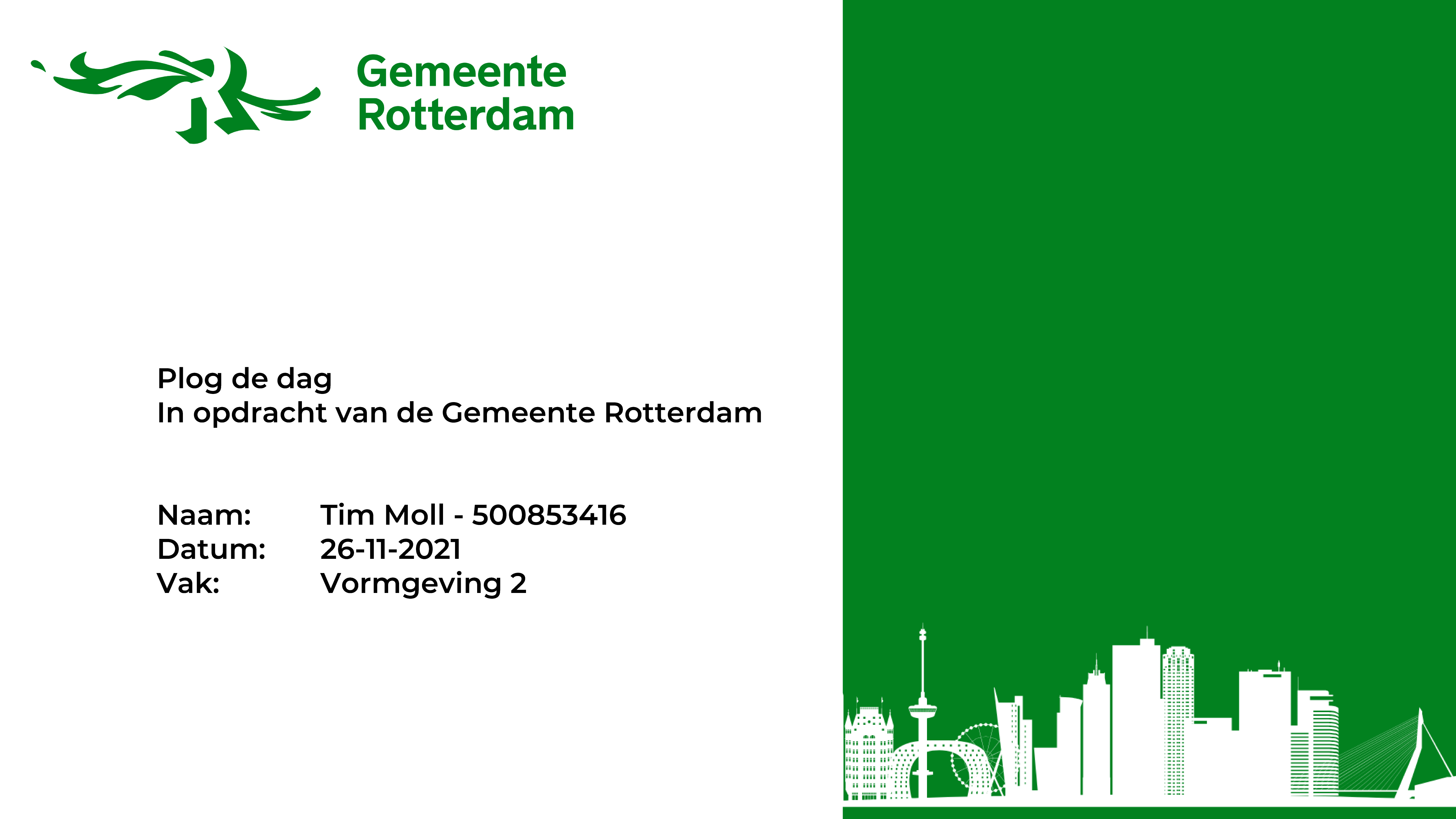 Gemeente Rotterdam Plog de Dag